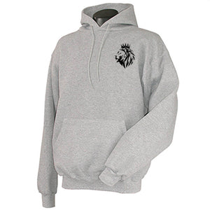 Lion of Judah- Pullover Hoodie with Embroidering - FDU - Faith Defines Us