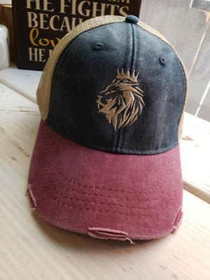 Lion of Judah- Trucker Hats - FDU - Faith Defines Us