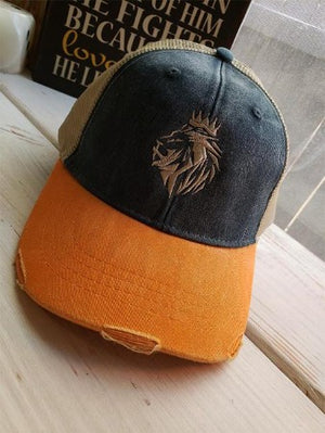 Lion of Judah- Trucker Hats - FDU - Faith Defines Us